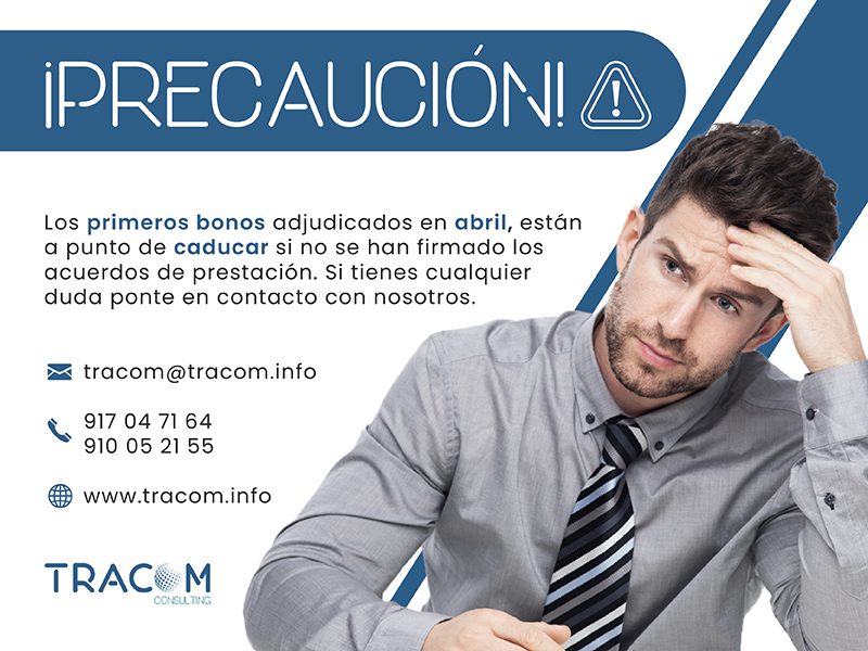 Primeros bonos en abril